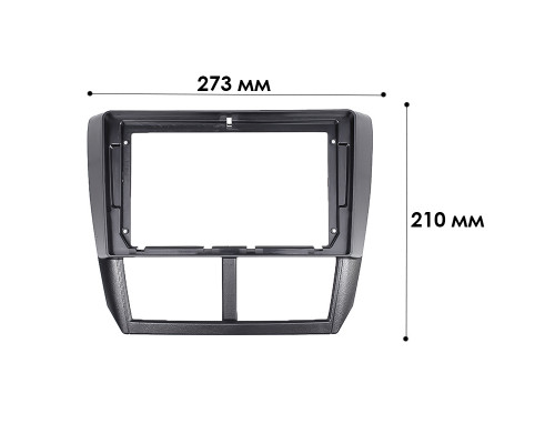 Переходная рамка Subaru Forester 2008-2012 Impreza 2007-2012 (6875) 9" Black