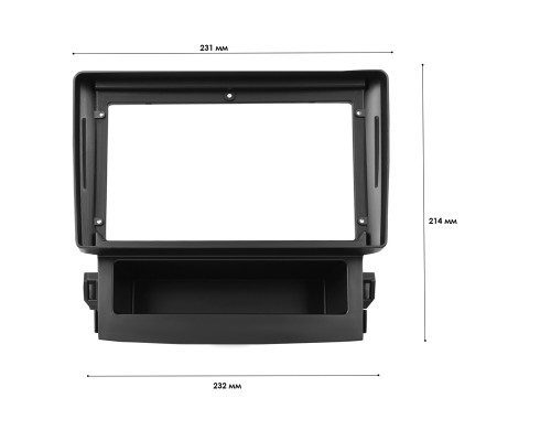Переходная рамка Subaru Forester 2018-2021 Impreza 2017-2020 (6958) 9"