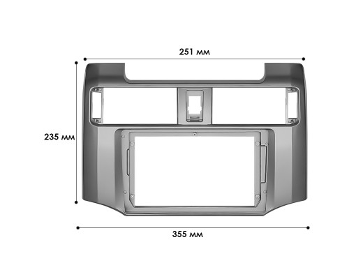 Переходная рамка Toyota 4Runner 2009+ (6588) 9"