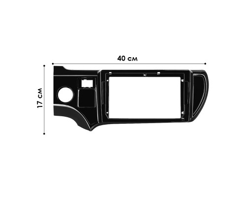 Переходная рамка Toyota Aqua 2011-2017 left (6923) 9"