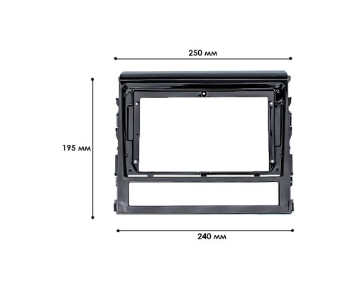 Переходная рамка Toyota Land Cruiser 200 (V8) 2015-2019 (6843) 9"