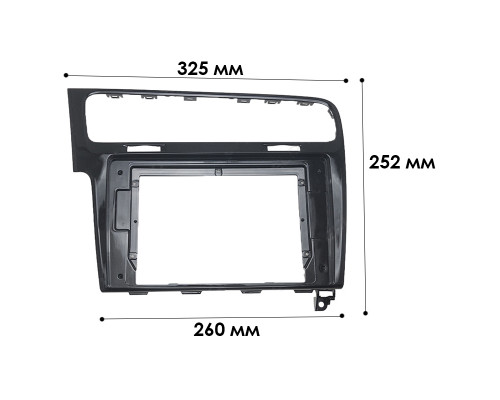 Переходная рамка Volkswagen Golf 7 2012-2021 (2973) 10.1"