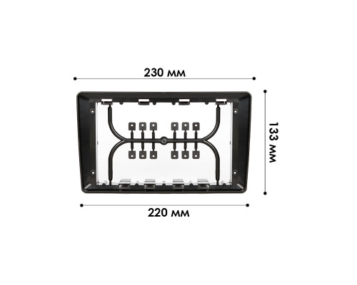 Переходная рамка Volkswagen Passat B5 1996-2005 (7492) 9"