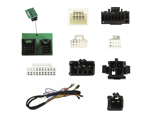 Штатный комплект переходная рамка с проводкой Audi A6 C6 2005-2011 (1234-327) 9" + canbus