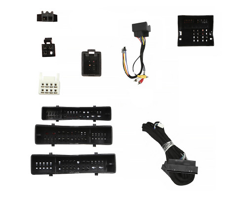 Штатный комплект переходная рамка с проводкой Audi A6 C6 2005-2011 (1234-327) 9" + canbus