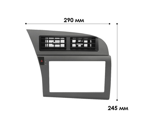 Штатный комплект переходная рамка с проводкой Audi A6 C6 2005-2011 (1234-327) 9" + canbus
