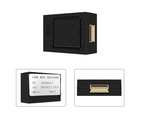 Переходной штатный комплект с проводкой Infiniti FX35 FX45 2003-2006 9" (1234-305) + canbus