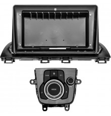Переходной штатный комплект с проводкой Mazda 3 Alexa 2014-2019 (7187) 9" + подключение с CANBUS