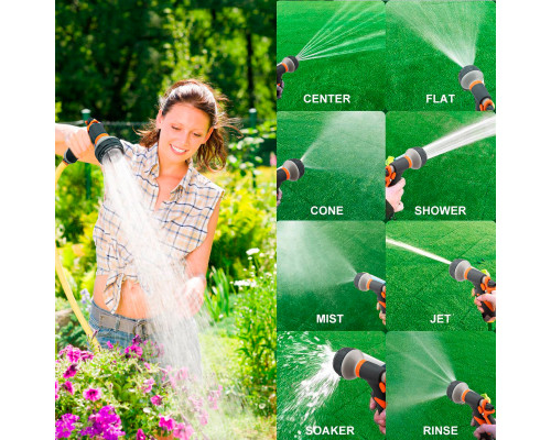 Пистолет оросительный поливочный 8-ми режимный BlueBird BB-2112