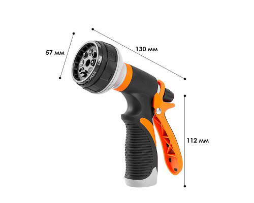Пистолет оросительный поливочный 8-ми режимный BlueBird BB-2112