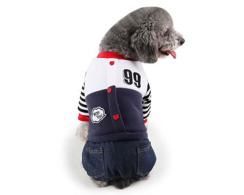 Костюм для собак Hawoo "99" Navy Blue S