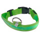 Светодиодный LED ошейник USB светящийся для собак и котов Green S
