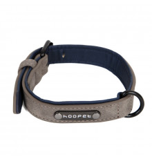 Ошейник двухслойный для собак Hoopet W033 Grey S