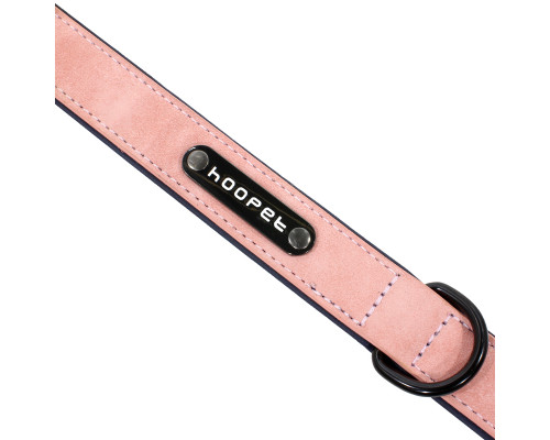 Ошейник двухслойный для собак Hoopet W033 Pink XL