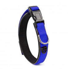 Ошейник двухслойный для собак Taotaopets 181-2019 L Blue