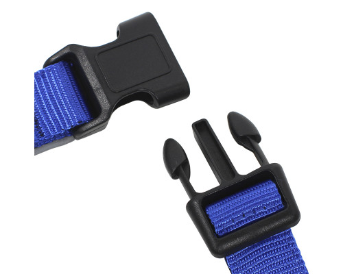 Ошейник двухслойный для собак Taotaopets 181-2019 S Blue