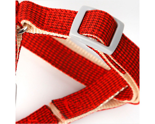 Шлея для собак или кошек с поводком Taotaopets 1710118 Red (1.0 cm)