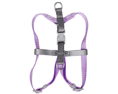 Шлея для собак или кошек с поводком Taotaopets 171120 Purple M (1.5 cm)