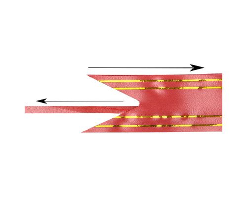 Бант затяжка 32 мм Red