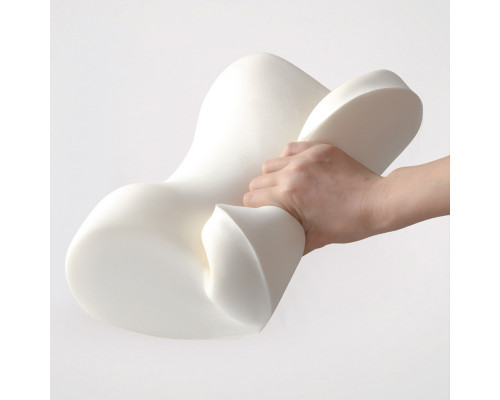 Универсальная автомобильная подушка-подголовник AweSome под шею с эффектом памяти ортопедическая Gray