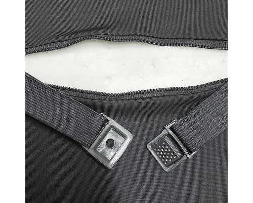 Универсальная автомобильная подушка-подголовник AweSome под шею с эффектом памяти ортопедическая Gray