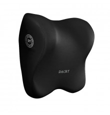 Универсальная автомобильная подушка-подголовник DACRT под шею с эффектом памяти ортопедическая Black