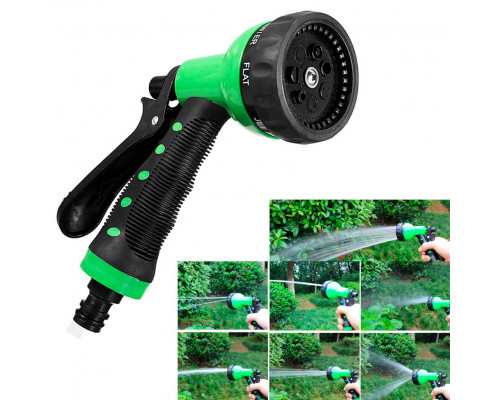 Набор поливочный шланг BlueBird BB-1208 на катушке пистолет с распылителем 7-ми режимный 7,5 м