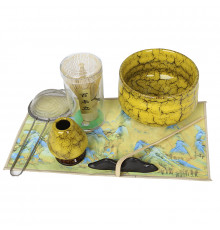 Набор Mavanto 5424 для приготовления чая матча 7 предметов Mustard