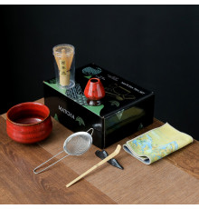 Набор Mavanto 5424 для приготовления чая матча 7 предметов Red
