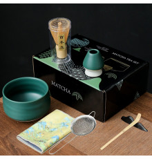 Набор Mavanto 5456 для приготовления чая матча 7 предметов Green Matt