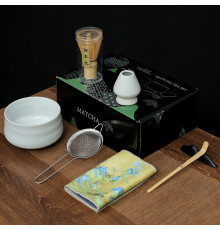 Набор Mavanto 5456 для приготовления чая матча 7 предметов White