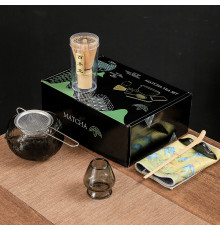 Набор Mavanto 5465 для приготовления чая матча 7 предметов Black
