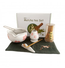 Набор Mavanto 5645 для приготовления чая матча 7 предметов White