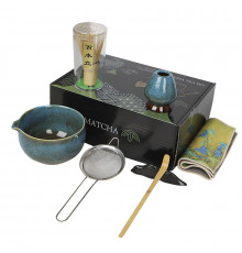 Набор Mavanto 7458 для приготовления чая матча 7 предметов Blue