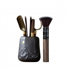 Набор инструментов XKXTJ020 для чайной церемонии 5 предметов нож для пуэра кисточка лопатка держатель щипцы Ваншань