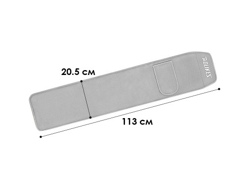 Спортивный пояс AOLIKES HY-7971 корсет с карманом Gray L