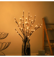 Светодиодные LED ветви HS-0017 60 светодиодов декоративное освещение на батарейках для дома 60 см