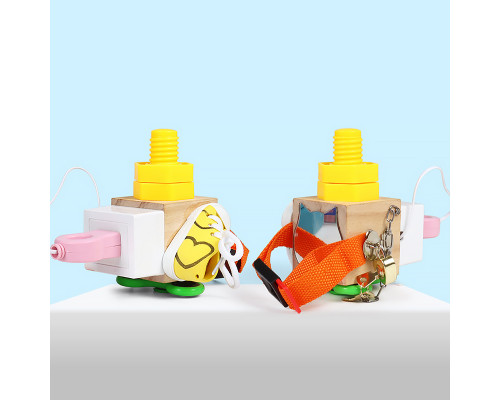 Детская развивающая игрушка XM-5568 Бизикуб развивающий Куб