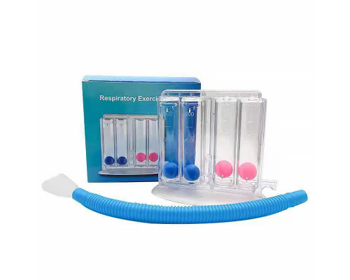 Дыхательный тренажер FOUR-BALL для дыхательных упражнений для реабилитации спирометр