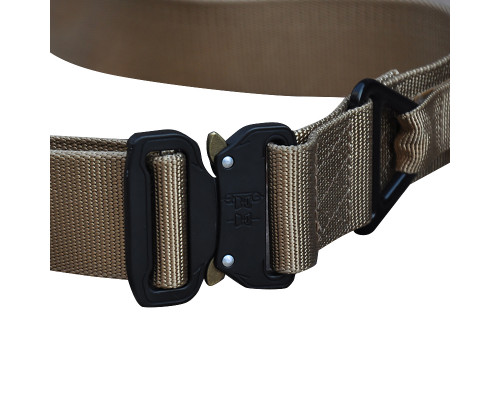 Ремень тактический нейлоновый Han-Wild с пряжкой Cobra 3,8 см Khaki