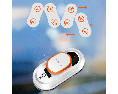 Робот для мытья окон Liectroux HCR-09 автоматический робот-мойщик для стеклянных поверхностей плитки с ДУ