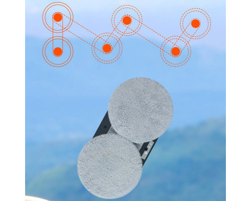 Робот для мытья окон Liectroux HCR-09 автоматический робот-мойщик для стеклянных поверхностей плитки с ДУ
