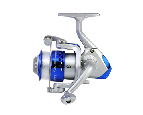 Катушка безынерционная Yumoshi JL3000 с леской Silver-Blue