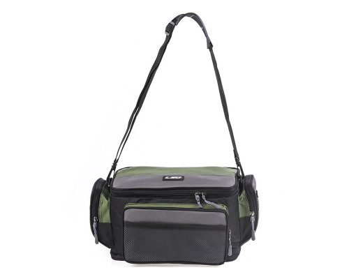 Сумка для рыболовных снастей LEO 27993 Green-Grey 42*26*17 см
