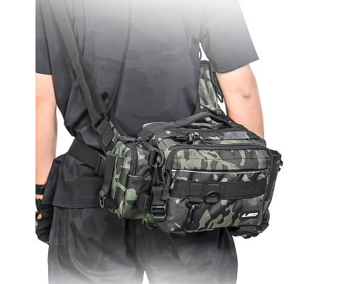 Сумка для рыболовных снастей LEO 28159 Black Camouflage