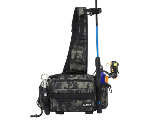 Сумка для рыболовных снастей LEO 28159 Black Camouflage