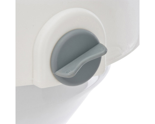 Туалетное сиденье-надставка QC-M308 на унитаз с поручнями высокое с фиксатором