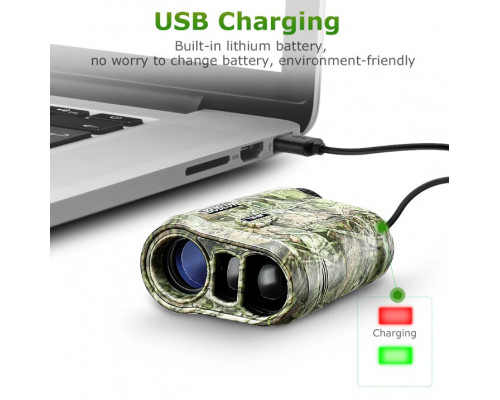 Новый водонепроницаемый профессиональный лазерный дальномер с измерением угла и скорости на расстояние до 1000 метров.