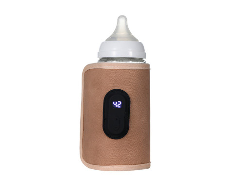 Портативный подогреватель N-025 для детской бутылочки USB цифровой дисплей Coffee