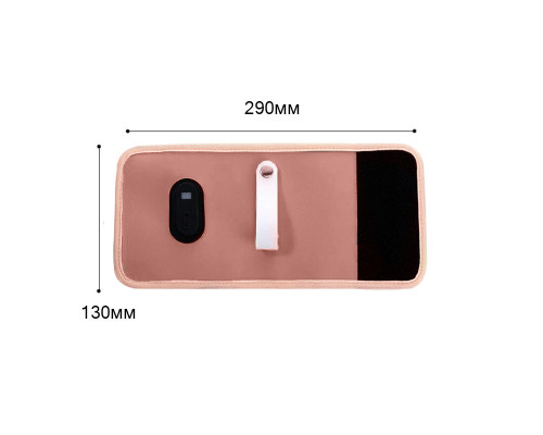 Портативный подогреватель N-025 для детской бутылочки USB цифровой дисплей Pink